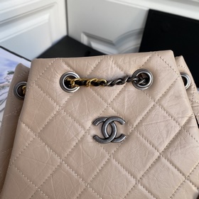 94485 CHANEL Новая ограниченная серия ретро-рюкзак с золотой и се