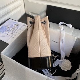 94485 CHANEL Новая ограниченная серия ретро-рюкзак с золотой и се