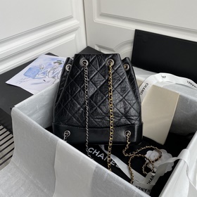 94485 CHANEL Новая ограниченная серия ретро-рюкзак с золотой и се