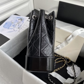 94485 CHANEL Новая ограниченная серия ретро-рюкзак с золотой и се