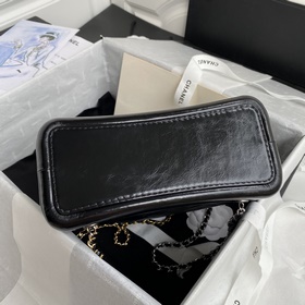 94485 CHANEL Новая ограниченная серия ретро-рюкзак с золотой и се
