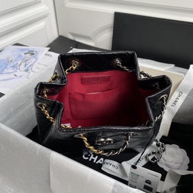 94485 CHANEL Новая ограниченная серия ретро-рюкзак с золотой и се