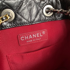 94485 CHANEL Новая ограниченная серия ретро-рюкзак с золотой и се