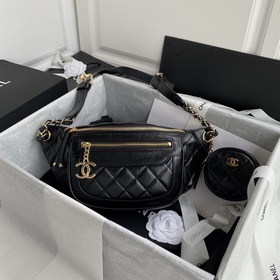 chanel AS1077 Chanel сумка 19 осень-зима, новая модель, поясная с