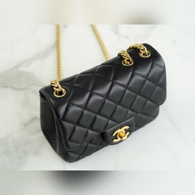 CHANEL 23S Камелия с регулируемой пряжкой, квадратная сумка, подл