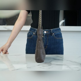Chanel 23A Высококачественная ручная работа 31bag mini Кофейный С