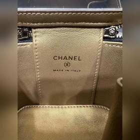 Chanel 23, новый цвет, темно-серый маленький чемоданчик, регулиру