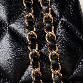Большая сумка Chanel 24c, новая модель AS4544, с ручкой и крышкой
