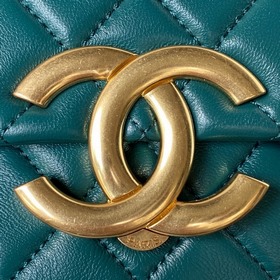 Chanel 23, скрытая модель, ретро-черный и золотой большой логотип