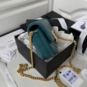 Chanel 23, скрытая модель, ретро-черный и золотой большой логотип