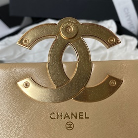 Chanel 23, скрытая модель, ретро-черный и золотой большой логотип