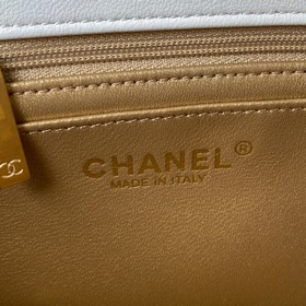 Chanel AS1787 Популярная металлическая сумка mini с крышкой. На ц