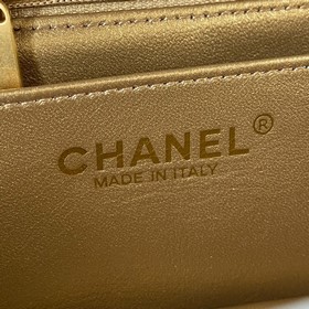 Chanel AS1787 Популярная металлическая сумка mini с крышкой. На ц