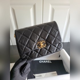 23K Широкая цепочка складками 19mini Сумка-тофу Новинка этого сез
