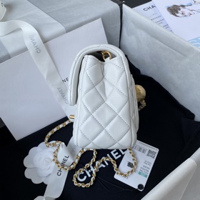 1786 Chanel Популярная металлическая сумка mini с крышкой. На цеп