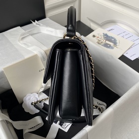 chanel Trendy 24C AS92236 CC с ручкой. Классическая ромбовидная т