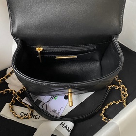 Chanel 23S Новая модель AS4035 с ручкой и откидной крышкой из кож