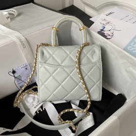 Chanel 23S Новая модель AS4035 с ручкой и откидной крышкой из кож