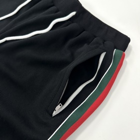 Брюки 0 GUCCI/Gucci 2024 Новый комплект трикотажная куртка с ткан