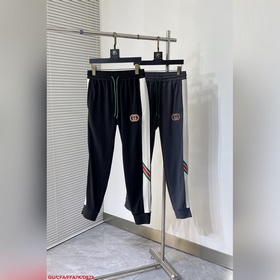 D873 GU Gucci эксклюзивная модель новых брюк для отдыха высоком к