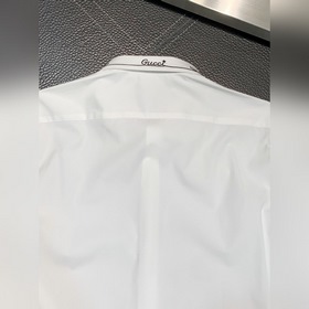 Gucci эксклюзивная новая модель мужской рубашки ppolo, высококаче