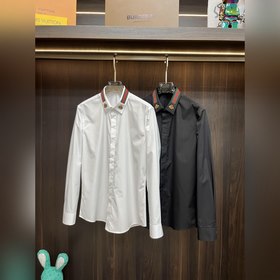 Gucci 2024 весенняя новинка： рубашка Gucci с вышивкой, не требующ