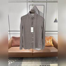 【GUCCI】 GUCCI 2024 весна-лето, новая модель мужской рубашки с дли
