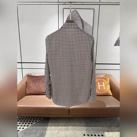 【GUCCI】 GUCCI 2024 весна-лето, новая модель мужской рубашки с дли