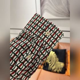 【GUCCI】 GUCCI 2024 весна-лето, новая модель мужской рубашки с дли