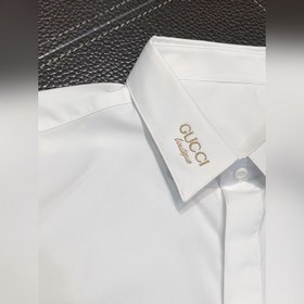Gucci эксклюзивная новая модель мужской рубашки-поло из оригиналь