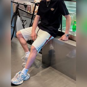 GU23SS весенне-летние легкие трикотажные хлопковые шорты с завязк