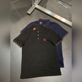 Gucci эксклюзивная новая модель мужской рубашки-поло с короткими