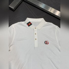 Gucci эксклюзивная новая модель мужской рубашки-поло с короткими 