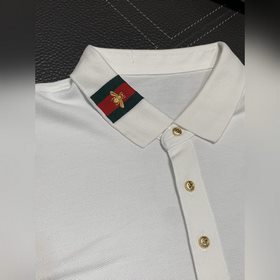 Gucci эксклюзивная новая модель мужской рубашки-поло с короткими 