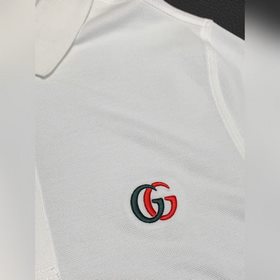 Gucci эксклюзивная новая модель мужской рубашки-поло с короткими 