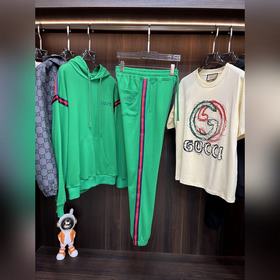 Gucci 2024 весна, новейшая модель, комплект с капюшоном Gucci. Вы