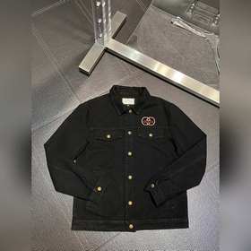 Эксклюзивная джинсовая куртка Gucci с отложным воротником, изгото