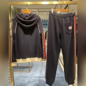 Одежда  GUCCI/Gucci 2024 Новый комплект мужской курткиз трикотаж