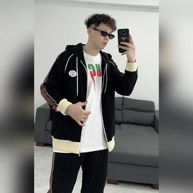Одежда GUCCI/Gucci 2024 Новый комплект мужской вязаной куртки с