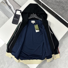 Одежда GUCCI/Gucci 2024 Новый комплект трикотажной куртки с тесьм