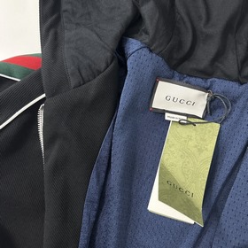 Одежда GUCCI/Gucci 2024 Новый комплект трикотажной куртки с тесьм