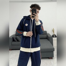 Одежда GUCCI/Gucci 2024 Новый комплект мужской вязаной куртки с