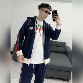 Одежда GUCCI/Gucci 2024 Новый комплект мужской вязаной куртки с