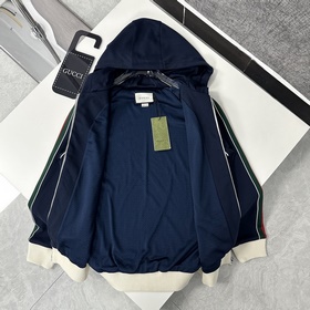 Одежда GUCCI/Gucci 2024 Новый комплект трикотажной куртки с тесьм