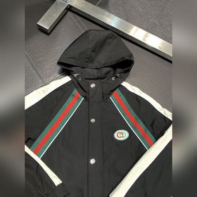 Gucci эксклюзивная весенняя куртка с капюшоном, высокое качество,