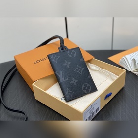 【Оригинальный продукт】 M83153 Черный цветок Кошелек для карт Сери