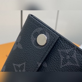 【Оригинальный продукт】 M83153 Черный цветок Кошелек для карт Сери