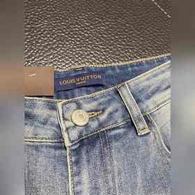 LV Louis Vuitton эксклюзивные новые джинсы для отдыха, высококаче
