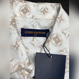 LV Louis Vuitton эксклюзивная новая модель мужской рубашки в стил