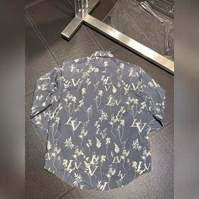 LV Louis Vuitton эксклюзивная новая модель мужской рубашки в стил